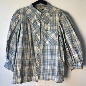 Chloe Cotton Puff Sleeve Blouse